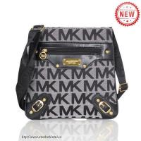 michael kors logo signature stud groot grijs crossbody zakken Tas Original bs39v486